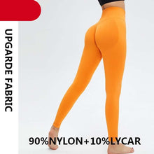 将图片加载到图库查看器，Yoga High Waist Push Up Seamless Sport Leggings Women Workout Pants Super Stretchy Gym Workout Tight Sport Leggings Lightweight Running Pants
