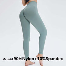 将图片加载到图库查看器，Yoga High Waist Push Up Seamless Sport Leggings Women Workout Pants Super Stretchy Gym Workout Tight Sport Leggings Lightweight Running Pants

