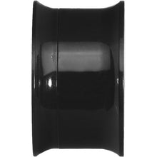 Load image into Gallery viewer, 9/16 Anodized Titanium Black Double Flare Screw Fit Tunnel Set of 2
