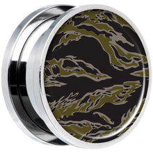 Load image into Gallery viewer, Tiger Camo Print Steel Screw Fit Plug Set 18mm

