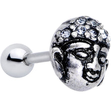 将图片加载到图库查看器，Clear Gem Expanding Buddha Brain Cartilage Tragus Stud
