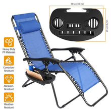 Load image into Gallery viewer, Zero Gravity Chair Cup Holder Clip On Side Tray
