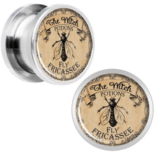 将图片加载到图库查看器，Witches Brew Fly Fricassee Halloween Plug Set  0G to 20mm
