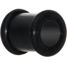 Load image into Gallery viewer, 0G Flexible Black Silicone Double Flare Tunnel Plug Set
