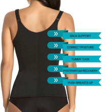 Load image into Gallery viewer, Zippered Waist Trainer Corset
