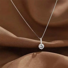 将图片加载到图库查看器，Zirconia Water Drop Pendant Clavicle Chain Necklace

