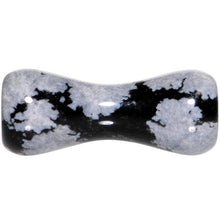 将图片加载到图库查看器，8G Obsidian Snowflake Natural Stone Saddle Plug Set
